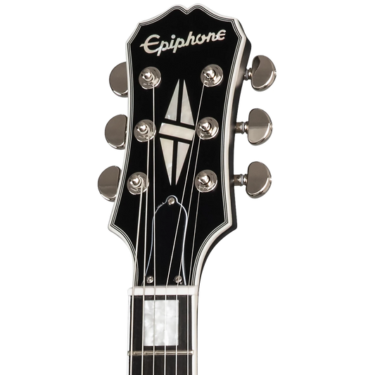 Epiphone Jared James Nichols Old Glory Les Paul Custom, Black Aged Gloss Electric Guitar Epiphone