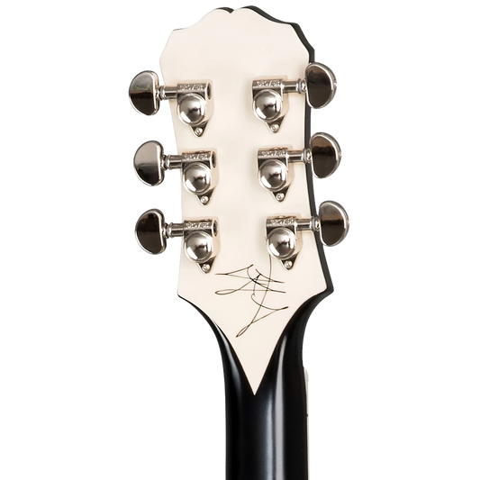 Epiphone Jared James Nichols Old Glory Les Paul Custom, Black Aged Gloss Electric Guitar Epiphone