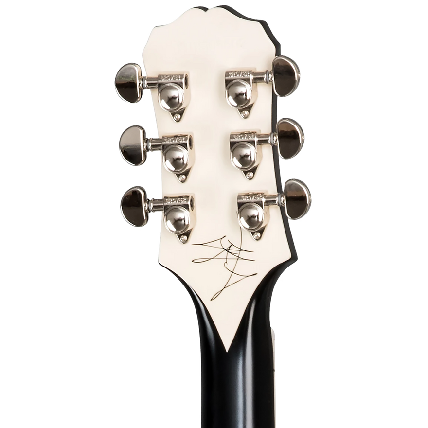 Epiphone Jared James Nichols Old Glory Les Paul Custom, Black Aged Gloss Electric Guitar Epiphone