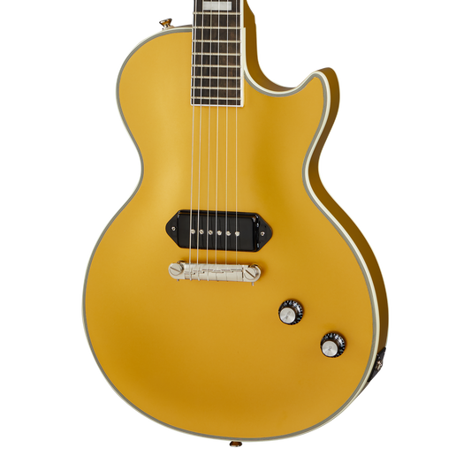 Epiphone Jared James Nichols Gold Glory Les Paul Custom, Double Gold Vintage Aged Electric Guitar Epiphone