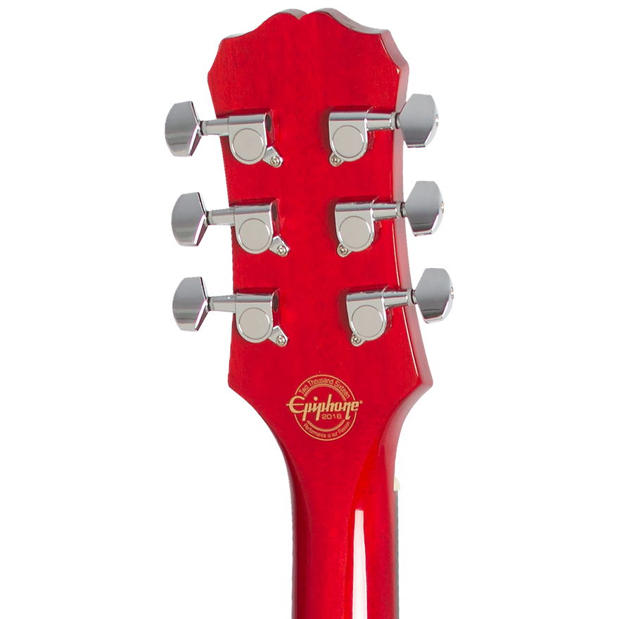 Epiphone Featuring a Carved Mahogany Top and Zebra-Coil Epiphone Featuring a Carved Mahogany Top and Zebra-Coil