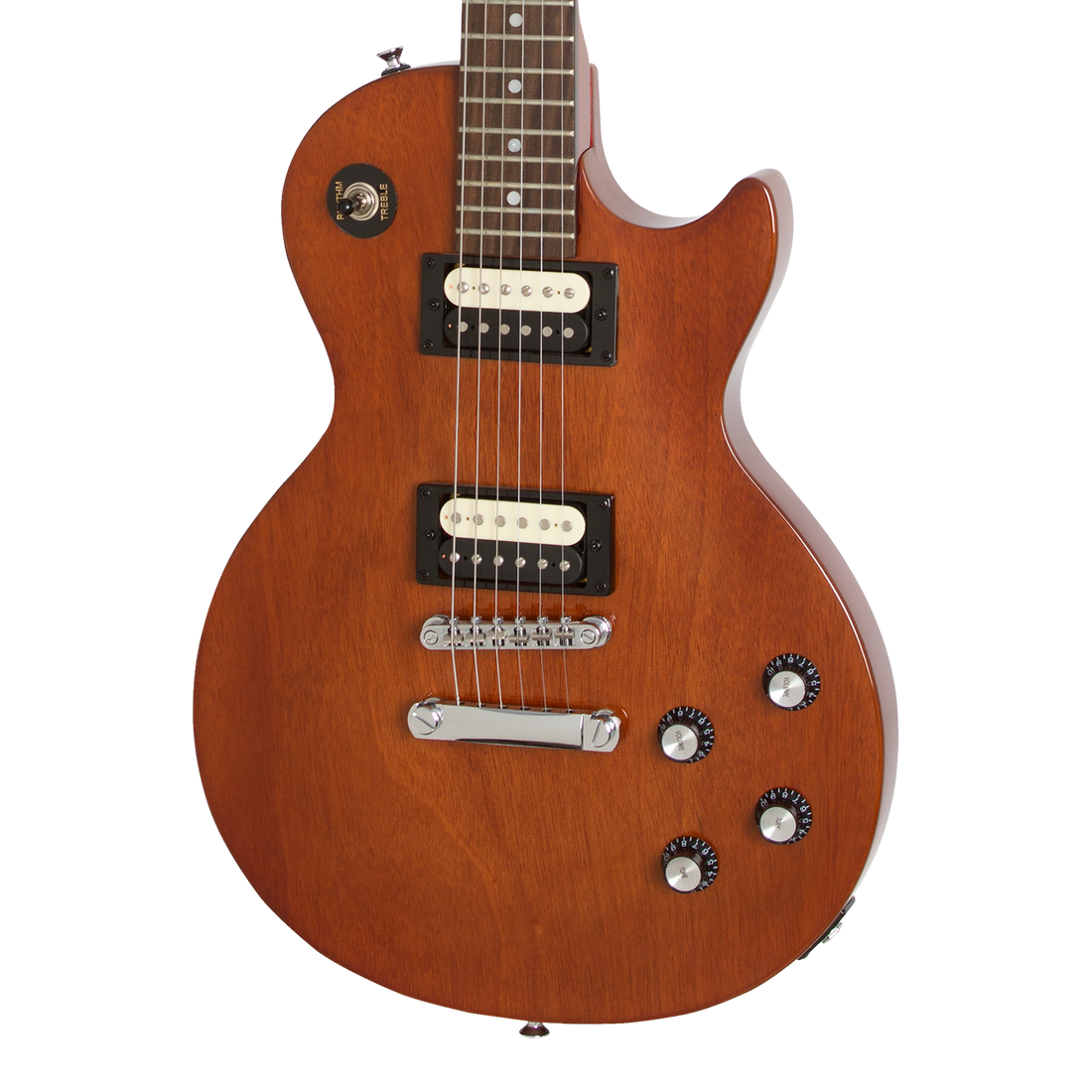 Epiphone Featuring a Carved Mahogany Top and Zebra-Coil Ceramic Epiphone Featuring a Carved Mahogany Top and Zebra-Coil Ceramic