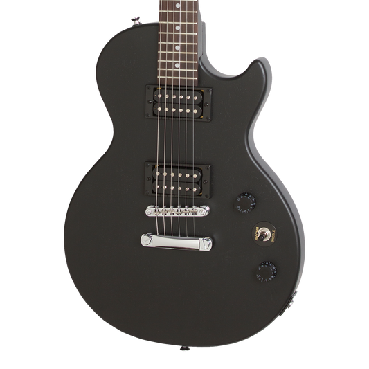 Epiphone Les Paul Special Satin E1, Vintage Worn Ebony Electric Guitar Epiphone