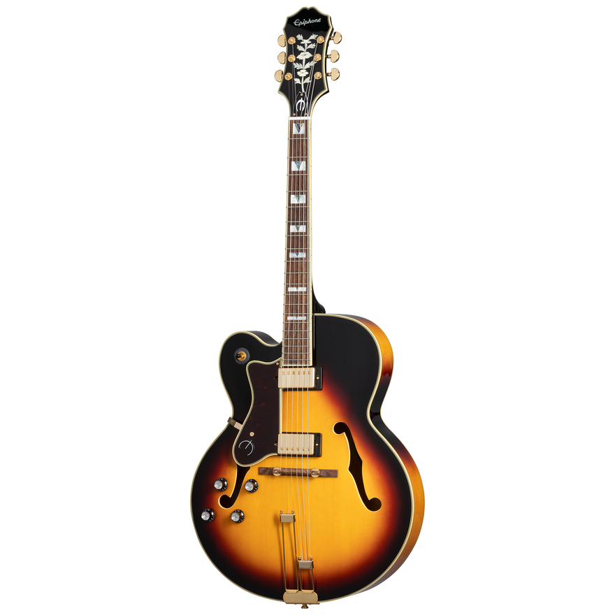 Epiphone Broadway with Rosewood Fretboard, Left-Handed, Vintage Sunburst Electric Guitar Epiphone