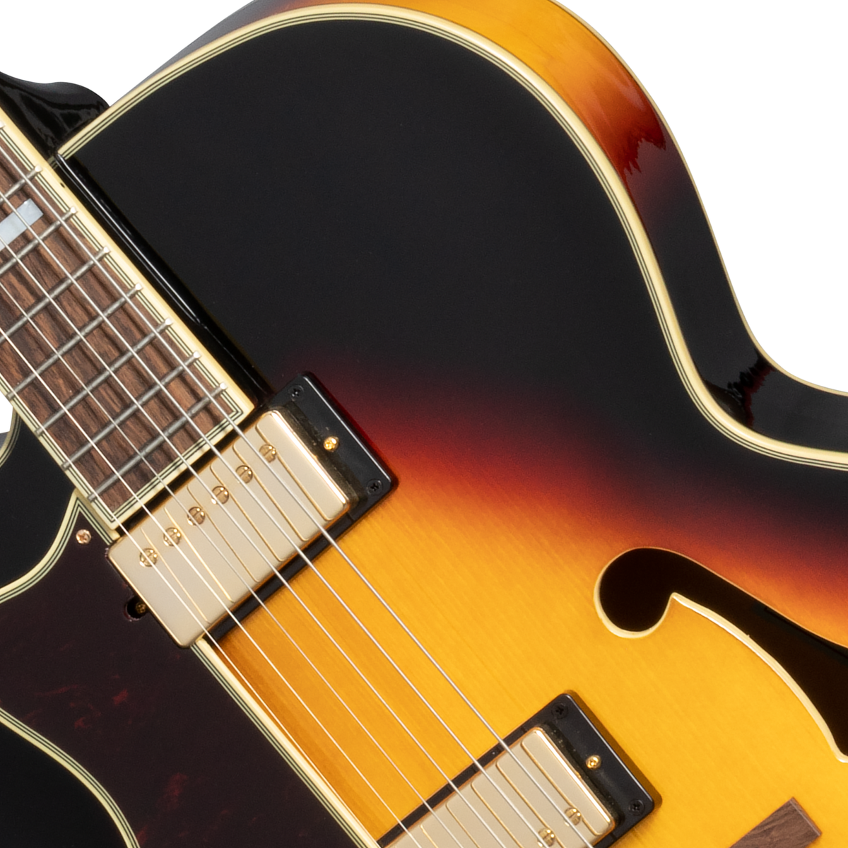 Epiphone Broadway with Rosewood Fretboard, Left-Handed, Vintage Sunburst Electric Guitar Epiphone