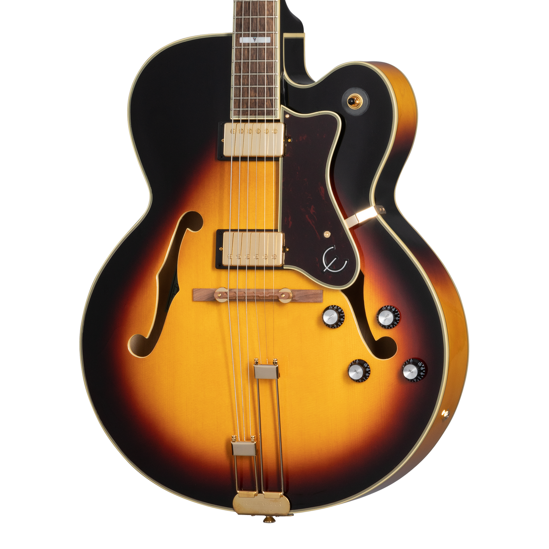 Epiphone Broadway with Rosewood Fretboard, Vintage Sunburst Electric Guitar Epiphone