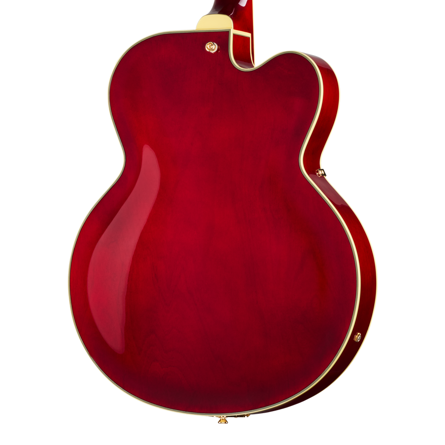 Epiphone Broadway with Rosewood Fretboard, Left-Handed, Wine Red Electric Guitar Epiphone