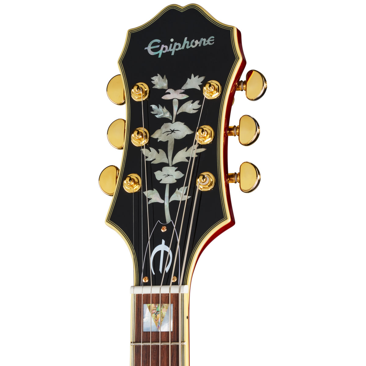Epiphone Broadway with Rosewood Fretboard, Left-Handed, Wine Red Electric Guitar Epiphone