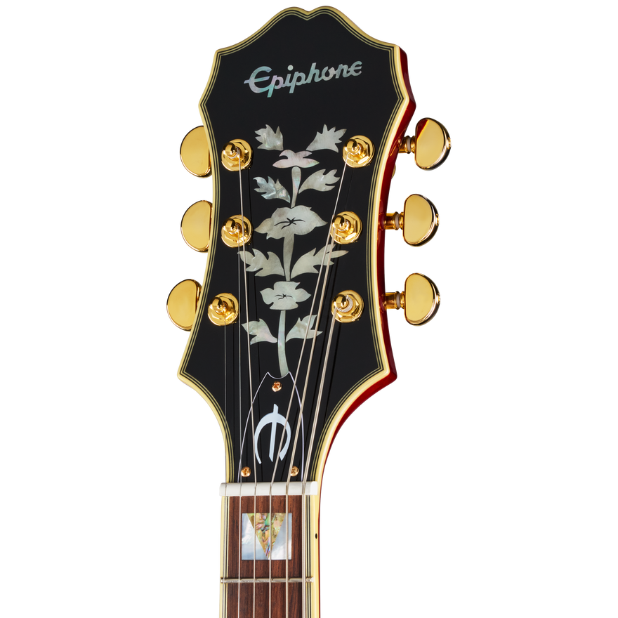 Epiphone Broadway with Rosewood Fretboard, Left-Handed, Wine Red Electric Guitar Epiphone