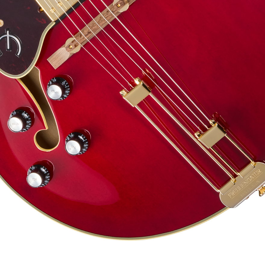 Epiphone Broadway with Rosewood Fretboard, Left-Handed, Wine Red Electric Guitar Epiphone
