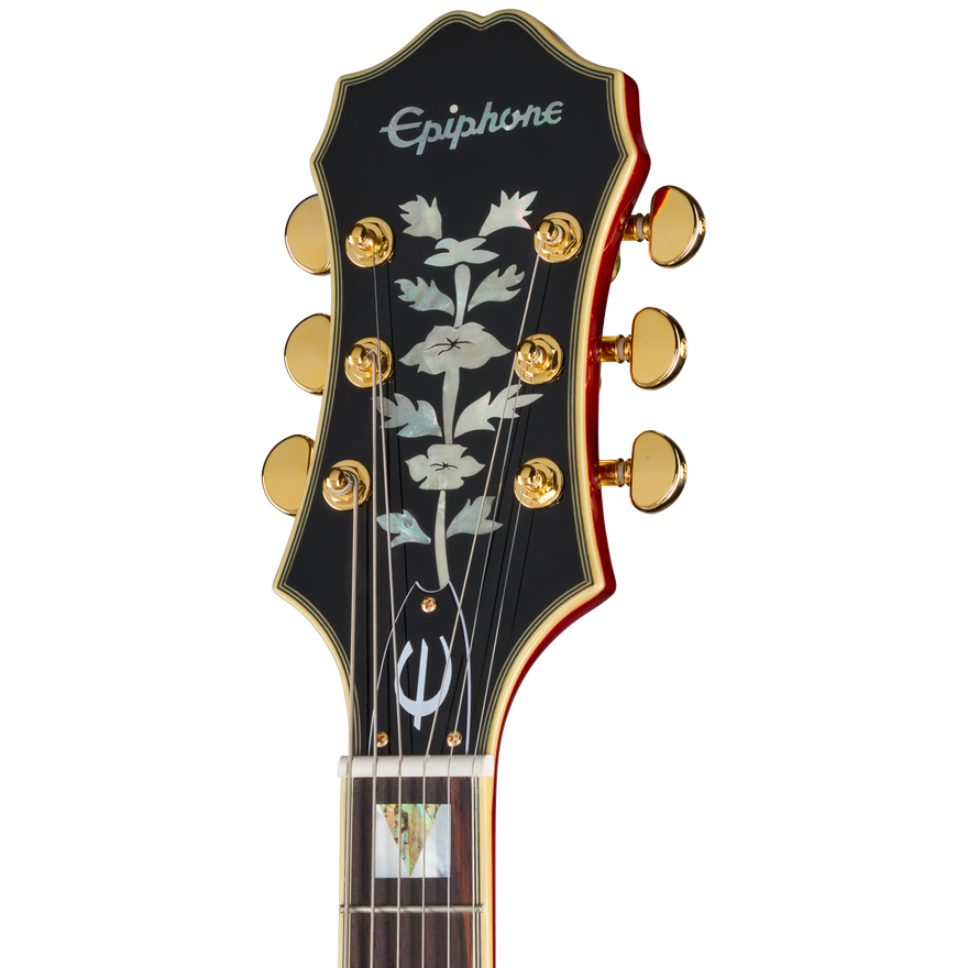 Epiphone Broadway with Rosewood Fretboard, Wine Red Electric Guitar Epiphone