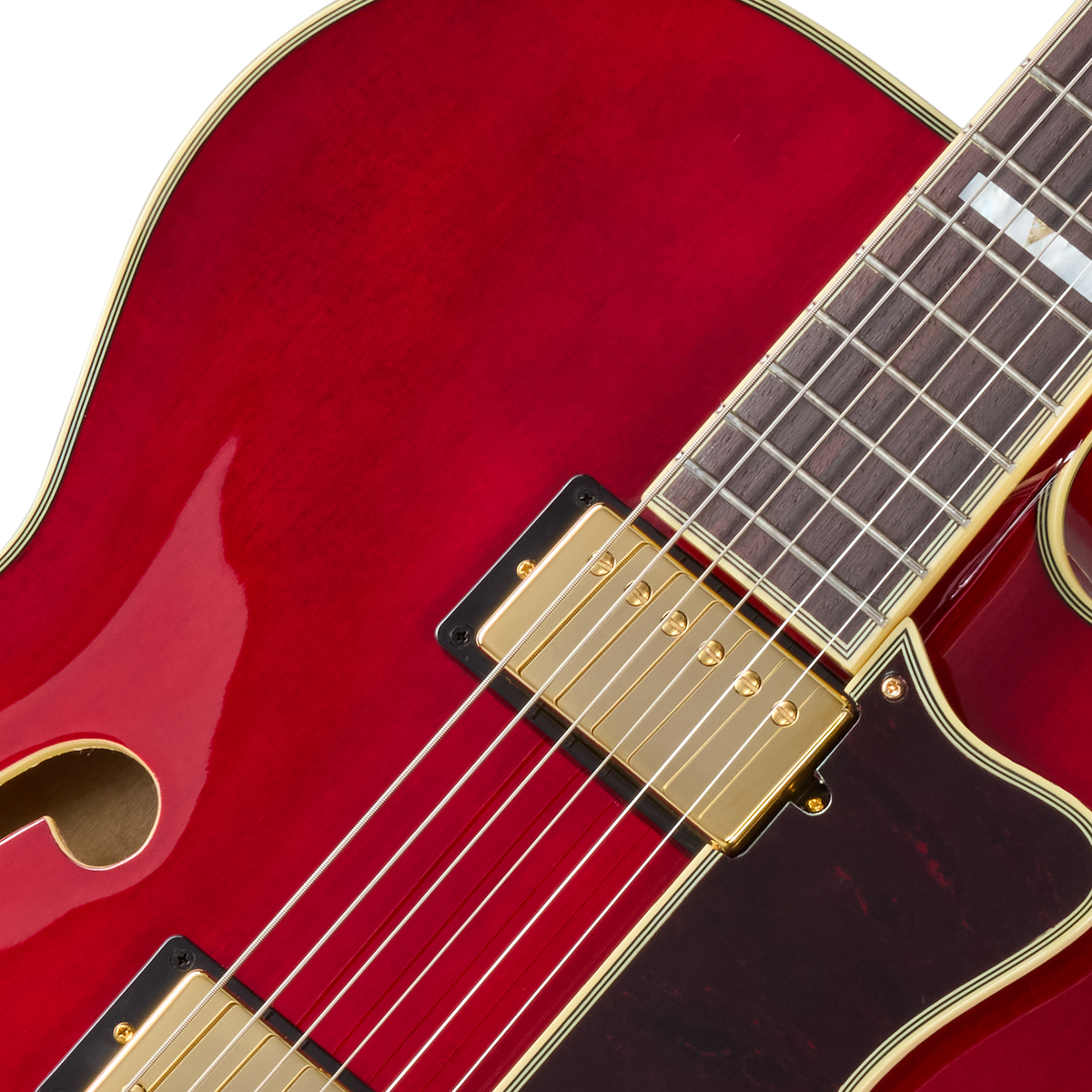 Epiphone Broadway with Rosewood Fretboard, Wine Red Electric Guitar Epiphone