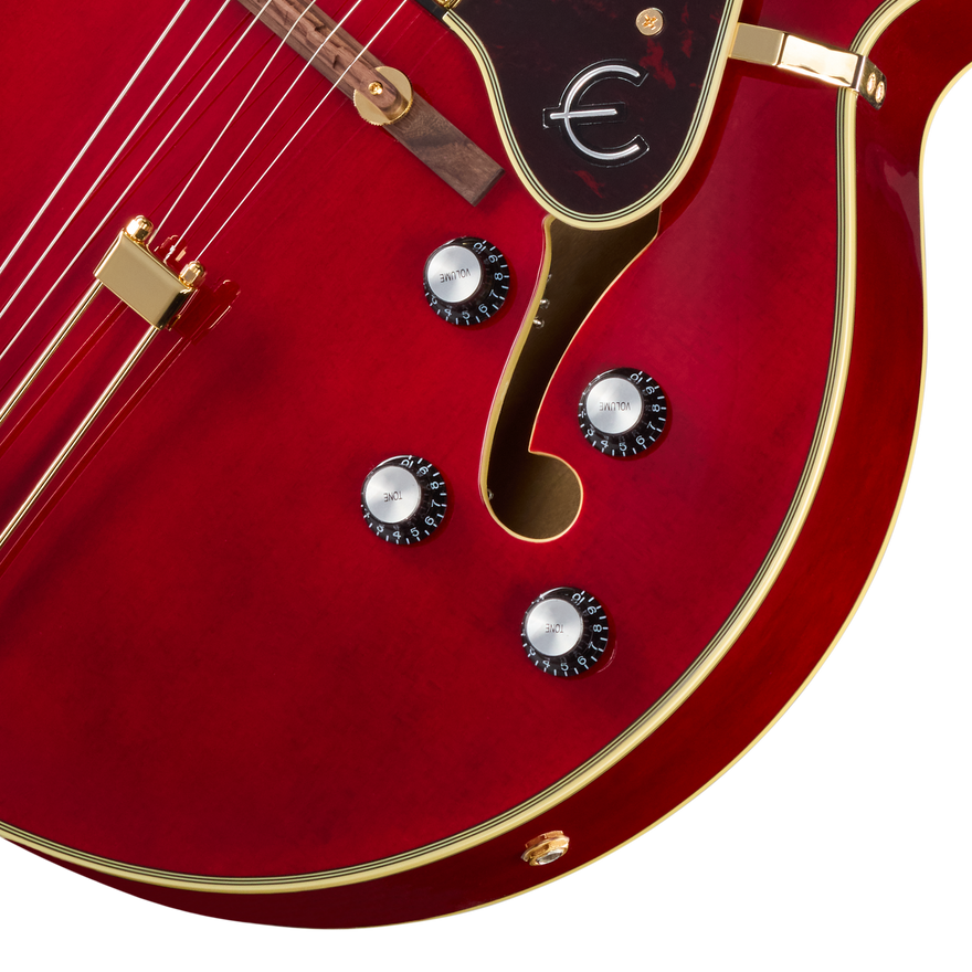 Epiphone Broadway with Rosewood Fretboard, Wine Red Electric Guitar Epiphone