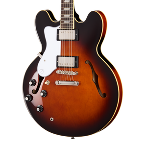 Epiphone Bonehead Riviera, Left-Handed, Dark Tobacco Sunburst Electric Guitar Epiphone