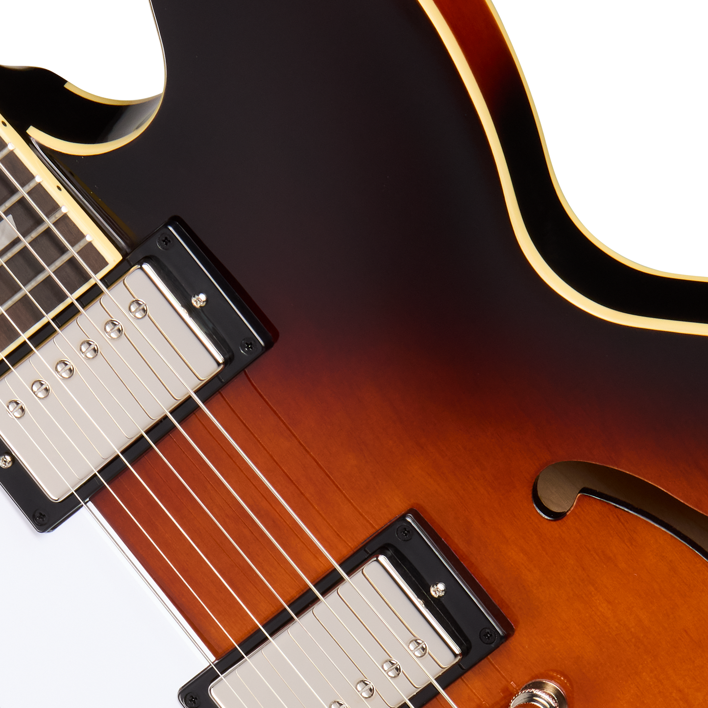 Epiphone Bonehead Riviera, Left-Handed, Dark Tobacco Sunburst Electric Guitar Epiphone