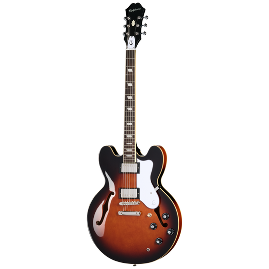 Epiphone Bonehead Riviera, Dark Tobacco Sunburst Electric Guitar Epiphone