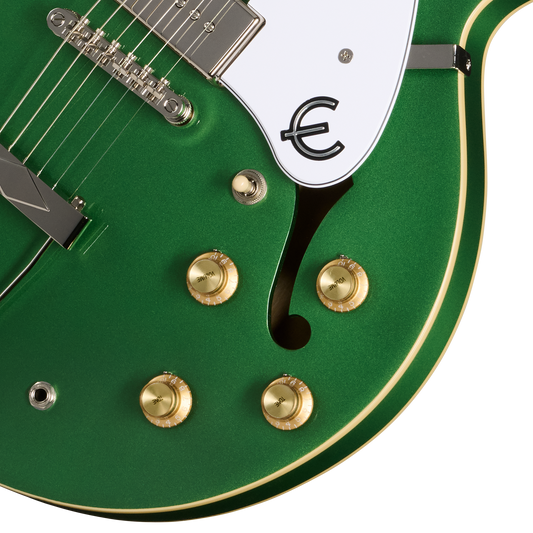 Epiphone Casino, Forest Green Metallic, Exclusive Electric Guitar Epiphone