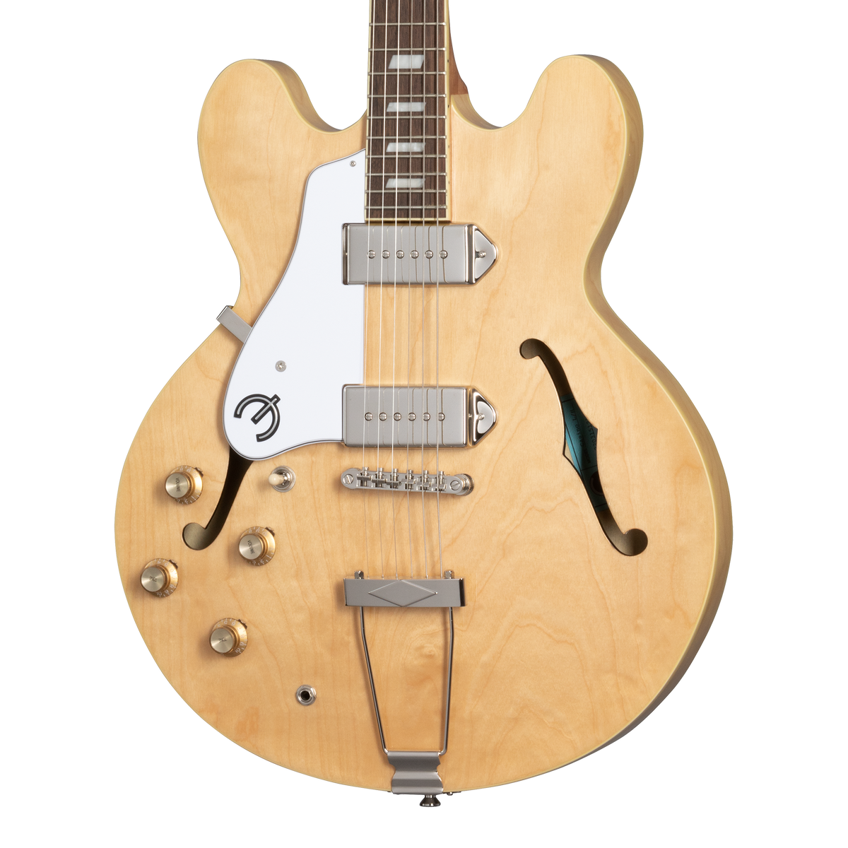 Epiphone Casino with Rosewood Fretboard, Left-Handed, Antique Natural Electric Guitar Epiphone