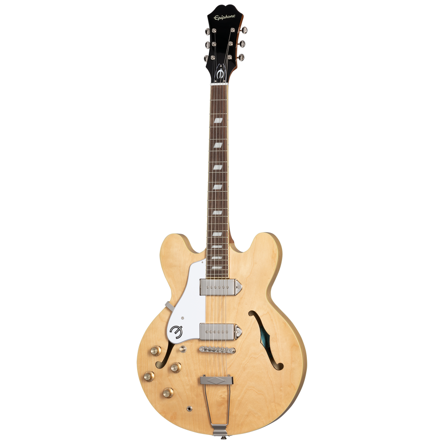 Epiphone Casino with Rosewood Fretboard, Left-Handed, Antique Natural Electric Guitar Epiphone