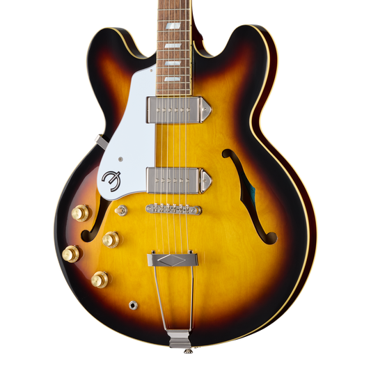 Epiphone Casino with Rosewood Fretboard, Left-Handed, Vintage Sunburst Electric Guitar Epiphone