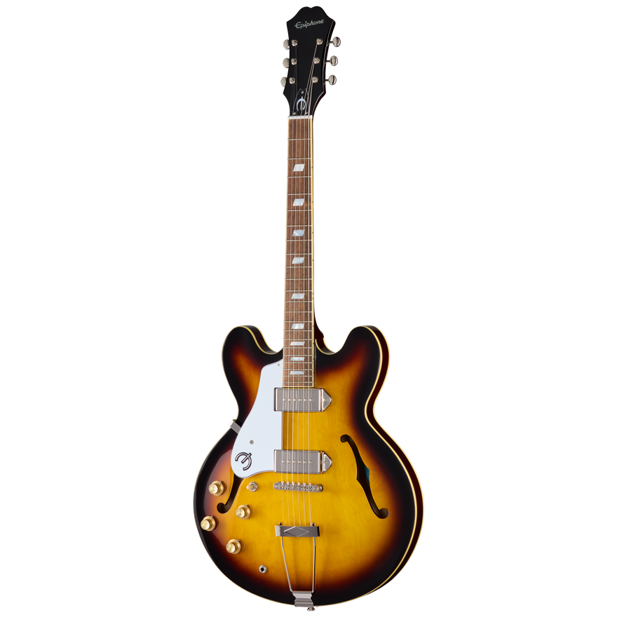 Epiphone Casino with Rosewood Fretboard, Left-Handed, Vintage Sunburst Electric Guitar Epiphone