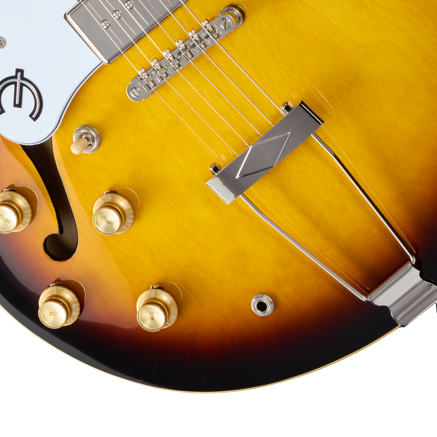 Epiphone Casino with Rosewood Fretboard, Left-Handed, Vintage Sunburst Electric Guitar Epiphone