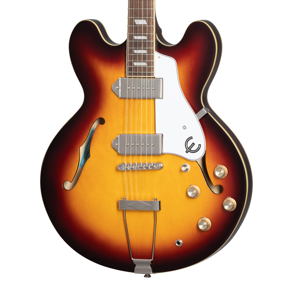 Epiphone Casino with Rosewood Fretboard, Vintage Sunburst Electric Guitar Epiphone