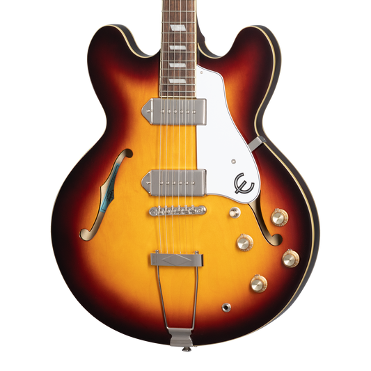 Epiphone Casino with Rosewood Fretboard, Vintage Sunburst Electric Guitar Epiphone