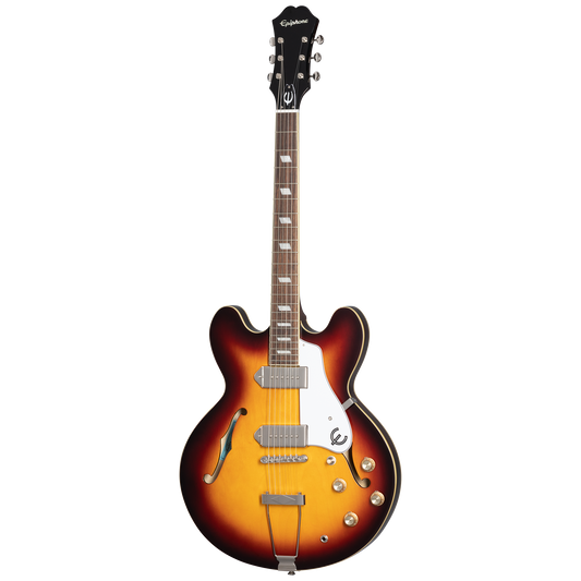 Epiphone Casino with Rosewood Fretboard, Vintage Sunburst Electric Guitar Epiphone