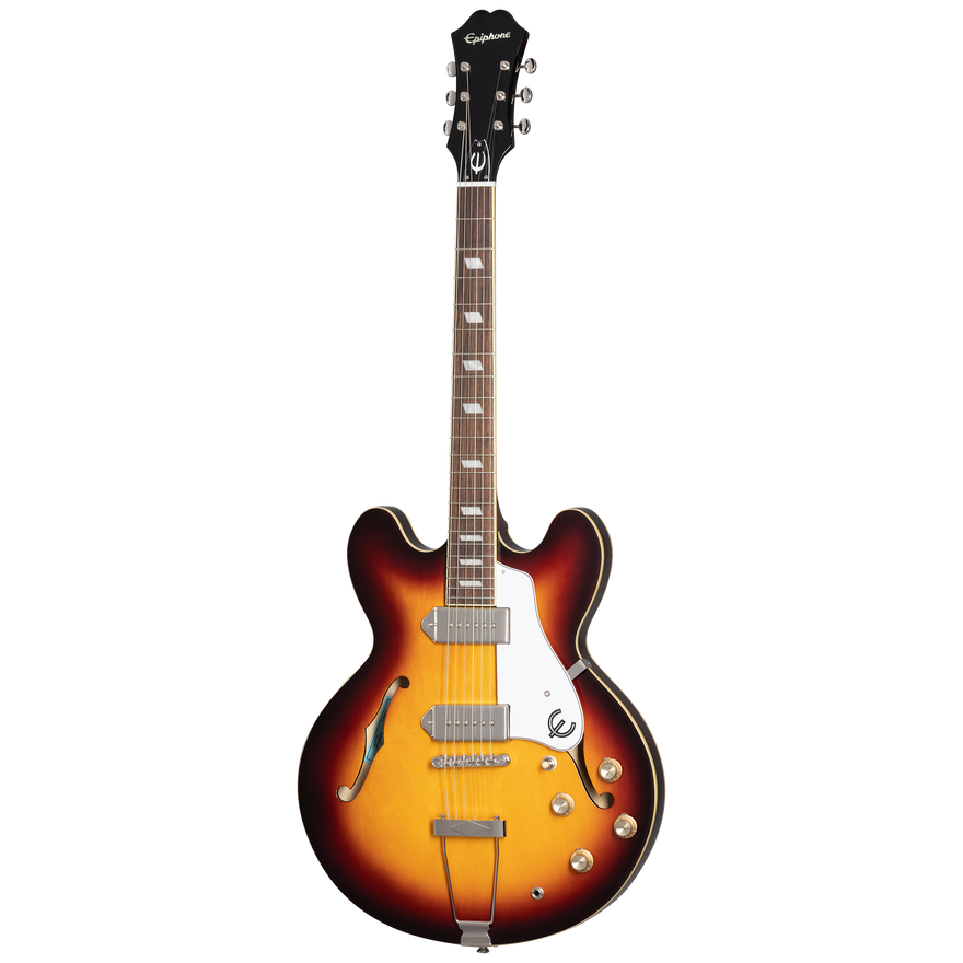 Epiphone Casino with Rosewood Fretboard, Vintage Sunburst Electric Guitar Epiphone