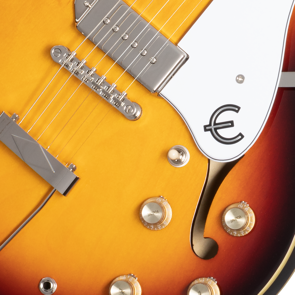 Epiphone Casino with Rosewood Fretboard, Vintage Sunburst Electric Guitar Epiphone