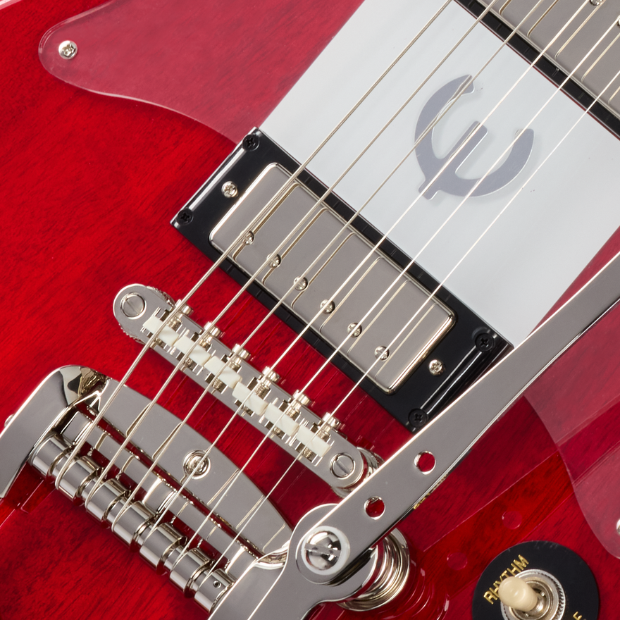 Epiphone Crestwood Custom with Rosewood Fretboard, Cherry Electric Guitar Epiphone