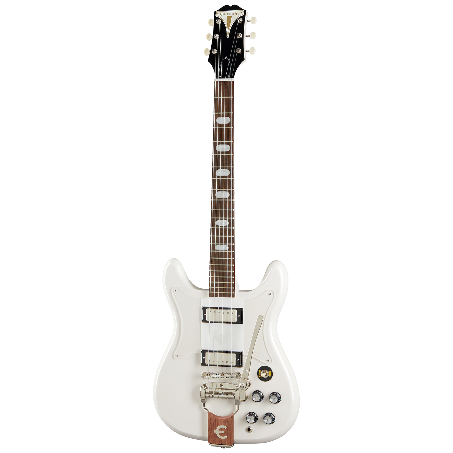 Epiphone Crestwood Custom, Polaris White Electric Guitar Epiphone