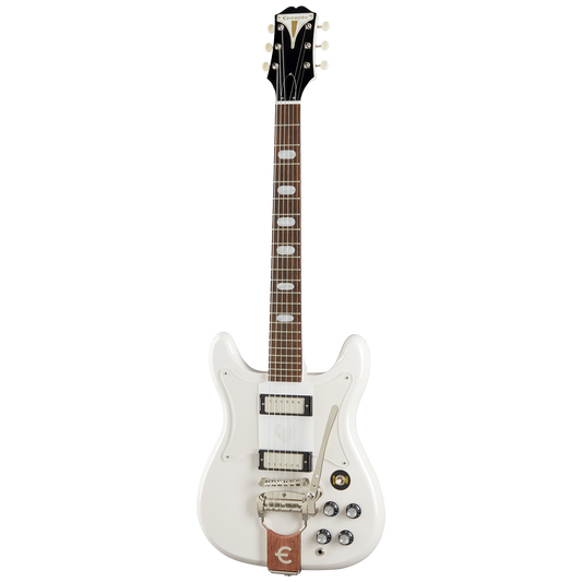 Epiphone Crestwood Custom, Polaris White Electric Guitar Epiphone
