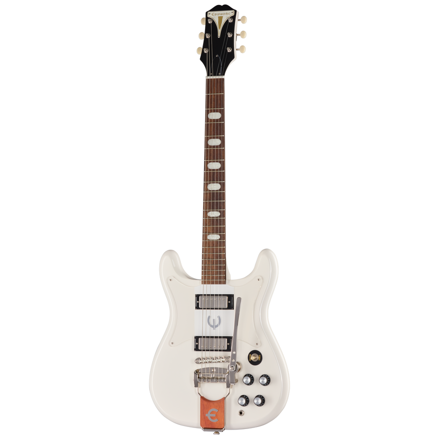 Epiphone Crestwood Custom with Rosewood Fretboard, Polaris White Electric Guitar Epiphone