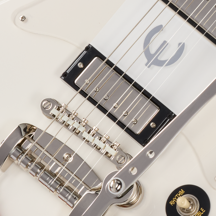 Epiphone Crestwood Custom with Rosewood Fretboard, Polaris White Electric Guitar Epiphone