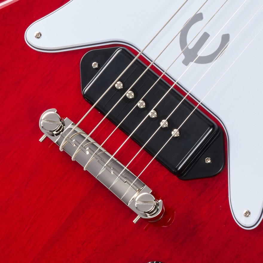 Epiphone Coronet with Rosewood Fretboard, Cherry Electric Guitar Epiphone