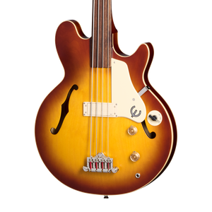Epiphone Jack Casady Fretless Bass, Aged Royal Tan Electric Bass Epiphone