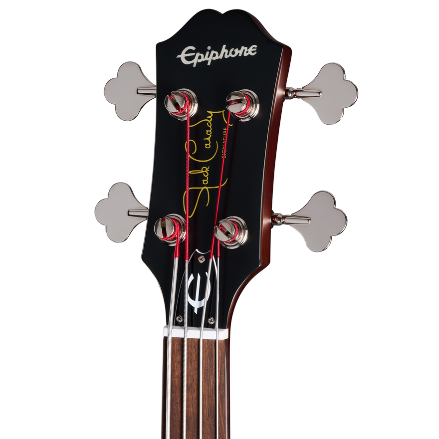Epiphone Jack Casady Fretless Bass, Aged Royal Tan Electric Bass Epiphone