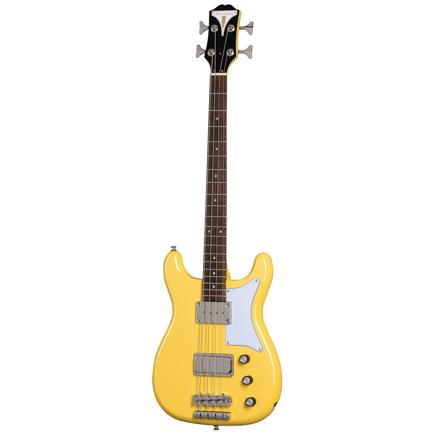 Epiphone Newport Bass, Sunset Yellow Electric Bass Epiphone
