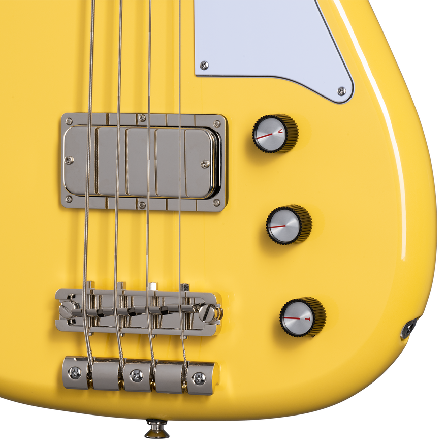 Epiphone Newport Bass, Sunset Yellow Electric Bass Epiphone
