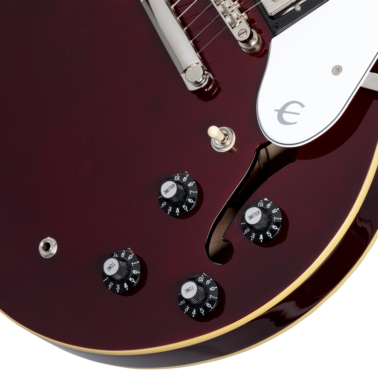 Epiphone Noel Gallagher Riviera, Dark Wine Red Electric Guitar Epiphone