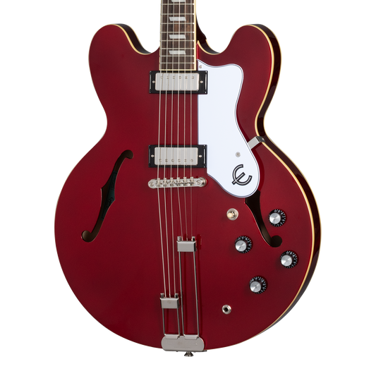 Epiphone Riviera with Rosewood Fretboard, Sparkling Burgundy Electric Guitar Epiphone