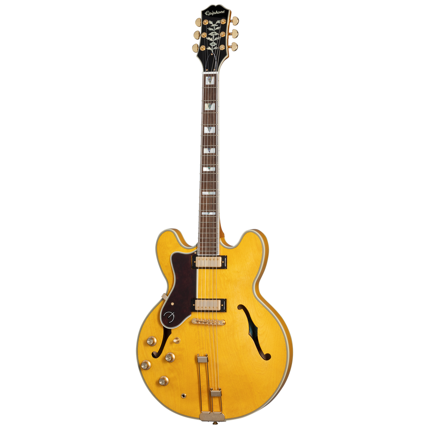 Epiphone Sheraton with Rosewood Fretboard, Left-Handed, Antique Natural Electric Guitar Epiphone