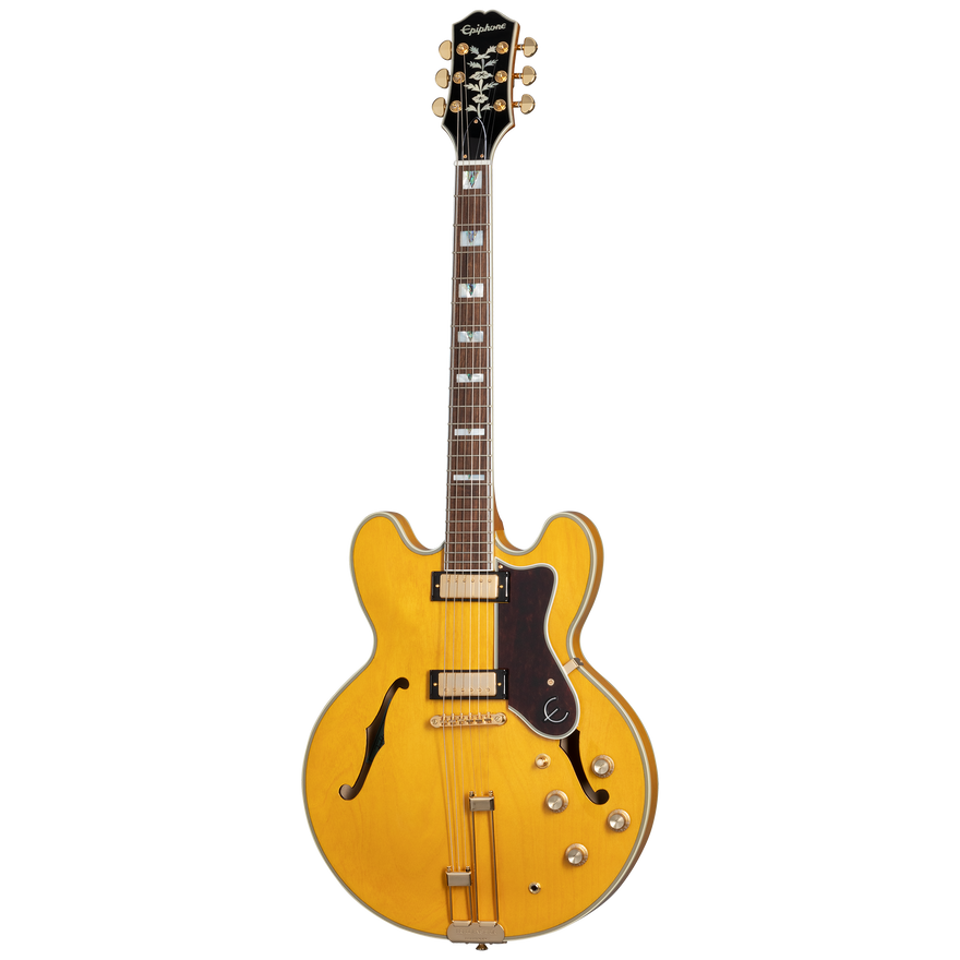 Epiphone Sheraton with Rosewood Fretboard, Antique Natural Electric Guitar Epiphone