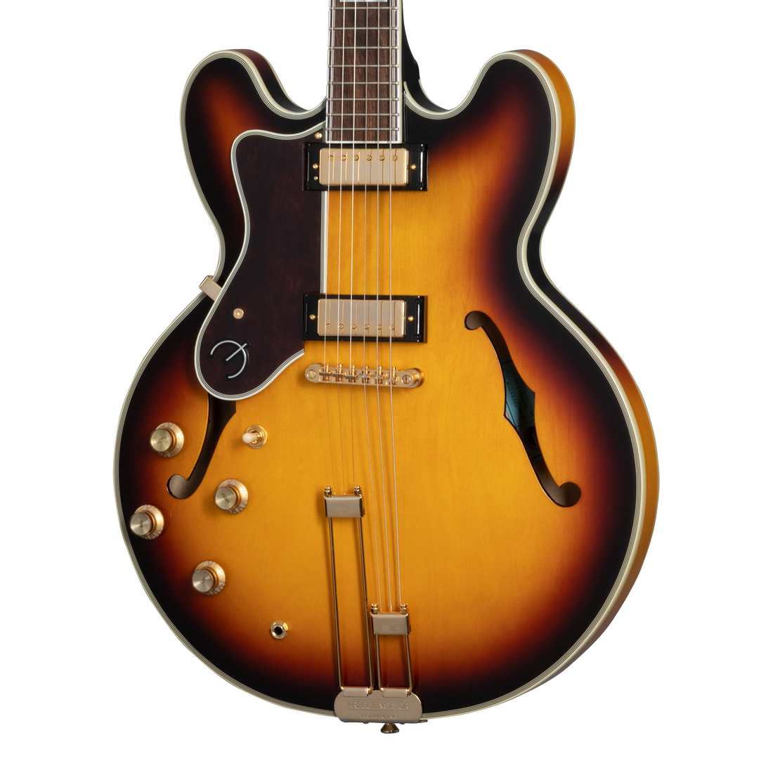 Epiphone Sheraton with Rosewood Fretboard, Left-Handed, Vintage Sunburst Electric Guitar Epiphone