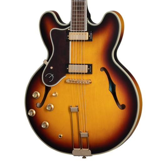 Epiphone Sheraton with Rosewood Fretboard, Left-Handed, Vintage Sunburst Electric Guitar Epiphone