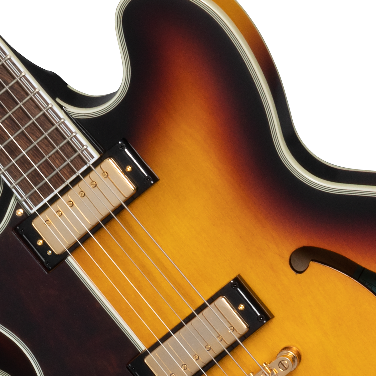 Epiphone Sheraton with Rosewood Fretboard, Left-Handed, Vintage Sunburst Electric Guitar Epiphone