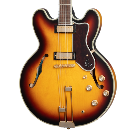Epiphone Sheraton with Rosewood Fretboard, Vintage Sunburst Electric Guitar Epiphone