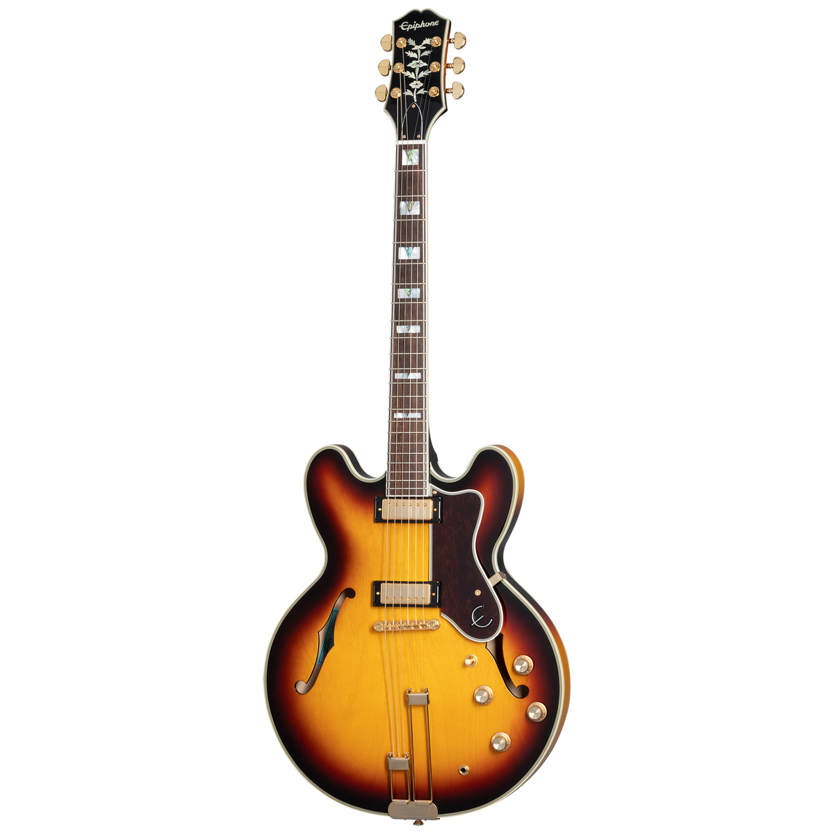 Epiphone Sheraton with Rosewood Fretboard, Vintage Sunburst Electric Guitar Epiphone
